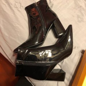 Public Desire Patent Leather Boots